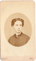 Andreánszky Laura (1833-1917) Divald fotó 1868