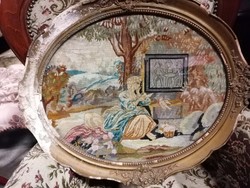 Antique Baroque Tapestry Gobelin