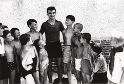 Kocsis Sándor a tatai edzőtáborban (1952)