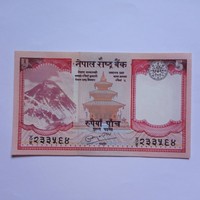 Unc 5 Rúpia 2008 Nepál  !!  