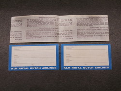 Régi KLM csomagcimkék