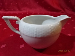 Herendi porcelán, fehér színű tejkiöntő, felső átmérője 6,5 cm. Vanneki!