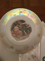 Kahla made in gdr porcelán 6 db-os tányér kollekció, új