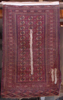 ELADÓ egy szép, de eléggé hibás 140x230 Bokhara tekke Türkmén szőnyeg