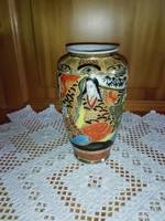Satsuma ,eredeti porcelán váza....arannyal,kézzel festett,egyedi termék.