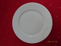 Alföldi porcelán, fehér, nyomott mintás süteményes tányér, átmérője 20 cm. Vanneki!