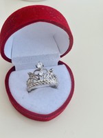 Hercegnői ezüst gyűrű ! 