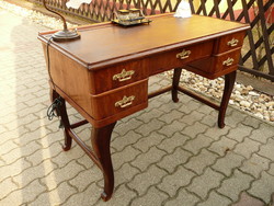 Eredeti antik, kecses, nagyon stabil női kis méretű íróasztal az 1920-as évekből SZÁLLÍTÁSSAL!