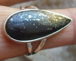 925 ezüst gyűrű, 18/56,5 mm, SCHIEFER kővel