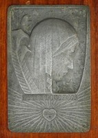 1D348 Bánszky Sándor : "Mater Dolorosa" 39.5 x 28.5 cm