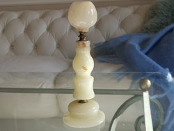 Antique, onyx candle holder, 22 cm