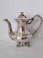 ezüst antik 1866 teás kanna kiöntő