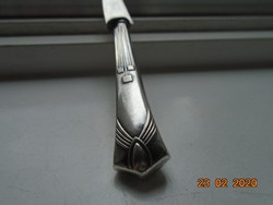 Antik szecessziós ezüstözött gyümölcs kés