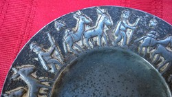 Tevan Margit /1901-1978/ bowl with classical motifs, marked, diameter 13 cm