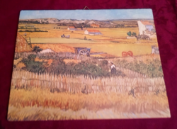 A Belgian print of a painting by Vincent van Gogh at the La Creu countryside