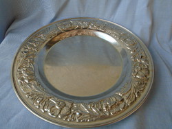 Vintage Marked Round Tray Diameter 30 cm