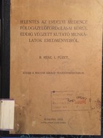 /1913/ Jelentés Az Erdélyi Medence Földgázelőfordulásai Körül Eddig Végz Kut Munk Eredm...