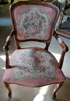 Barokk gobelines kisasszony fotel