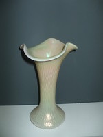 wilhelm Kralik cseh szecessziós irizáló opál üveg váza