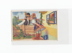 Gyönyörű magyaros képeslap postatiszta