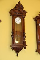 Old German two-weight gustav becker wall clock 136 cm