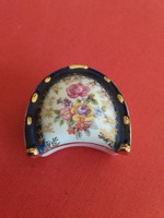 Ring holder with cobalt gold - german-martinrodai-porcelain