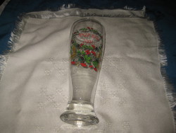 MSZP  Bál , 2001 ből ,   farsangi  emlék pohár  23 cm