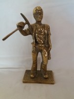 Réz bányász figurális szobor!