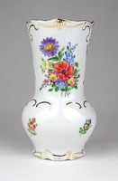 1D565 Hibátlan kézifestéssel díszített virágdíszes porcelán váza 12 cm