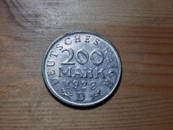 Gyönyörű Németh Birodalmi 200 Márka 1923 D