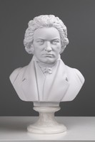 Beethoven Mellszobor - Szobor a híres zeneszerző Beethovenről / 32 cm