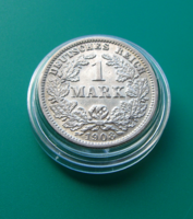 1 Márka  - 1908 "J" - ezüst - kapszulában
