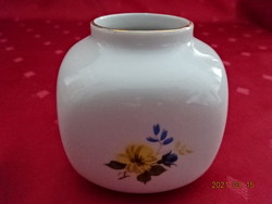 Aquincum porcelán váza, nagyon ritka, magassága 6,2 cm. Vanneki! Jókai.