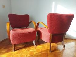J. Halabala H237 mid-century karosszék retro fotel
