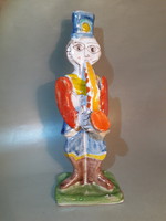 DESIMONE extrém ritka  kézzel festett kerámia szobor  Art Pottery Italy 1950-es 60-as évek