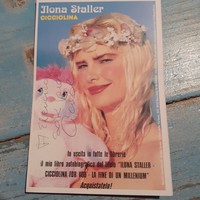 Ilona Staller (Cicciolina) Aláírt, dedikált fotó 