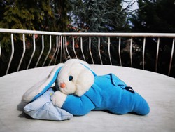 HUGE PLUSH SLEEPING RABBIT, 37 cm!
