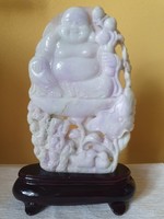 Hatalmas Jáde Szerencsehozó Budha 935 Gramm