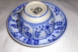 Sarreguemines francia porcelánfajansz teás csésze +  csészealj