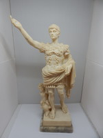 Octavian, later known as Emperor Augustus. Statue of alabaster.