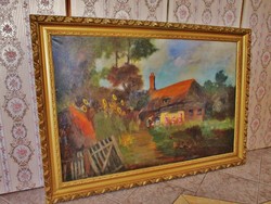 Nagyon szép nagyméretű nagybányai festmény 137x95cm, olaj-vászon