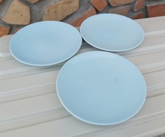 3 db Gránit ritkább kék  színű süteményes tányérok, sütis tányér. Nosztalgia darabok, Egyben eladók