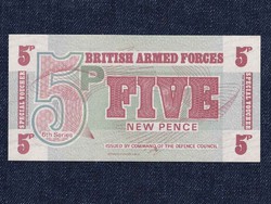 UNC Nagy-Britannia brit fegyveres erők 5 new pence 1972 (id6575)