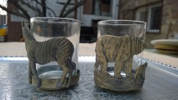 Bear zebra in plastic holder cup