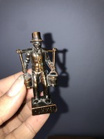 Hummel Mors Mini bronz figura vízhordó férfi szobor
