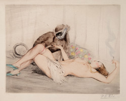P. Emile Felix (1851-1932): Akt majommal.