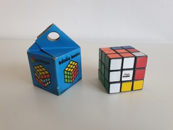 Retro régi bűvös kocka Rubik kocka dobozával Triál játék 
