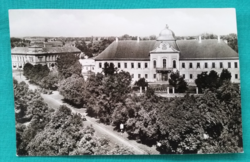 Hatvan,kórház,Kastély XVIII. sz. fekete-fehér képeslap