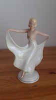 Grafenthal porcelán art deco táncoló hölgy