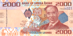 Sierra Leone  2000 leones 2016 UNC